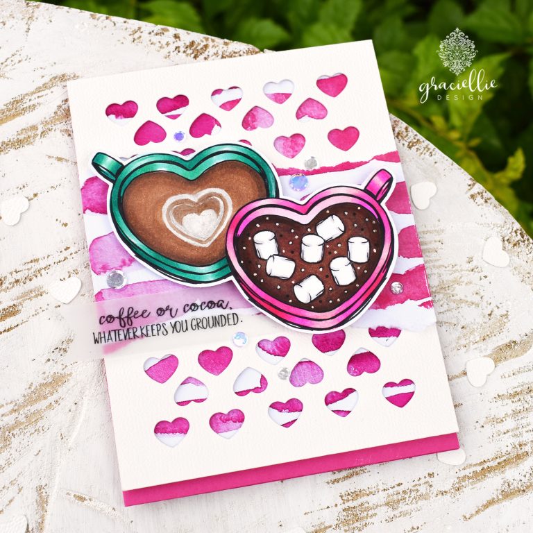 Coffee & Love Digital Stamp Bundle - Graciellie Design Digital Stamps